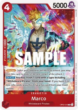 Marco (Promotion Pack 2023) — One Piece Promotion Cards