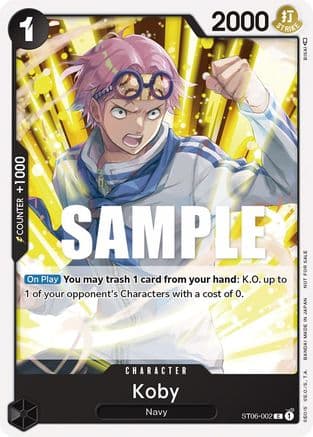 Koby (Promotion Pack 2023) — One Piece Promotion Cards