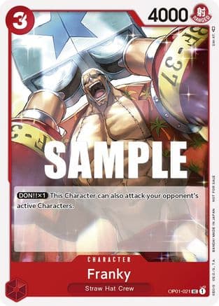 Franky (Tournament Pack Vol. 2) — One Piece Promotion Cards