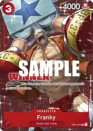 Franky (Tournament Pack Vol. 2) [Winner] — One Piece Promotion Cards