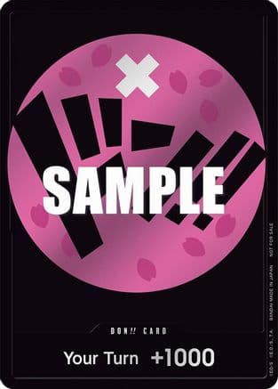 DON!! Card (Pink) — One Piece Promotion Cards