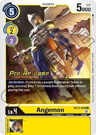 Angemon — Dimensional Phase Pre-Release Cards