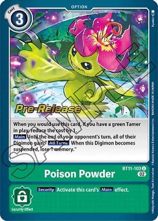 Poison Powder — Dimensional Phase Pre-Release Cards