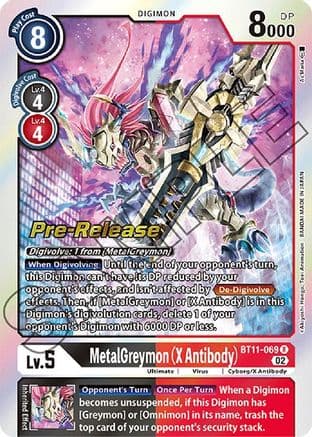 MetalGreymon (X Antibody) — Digimon Card Game card