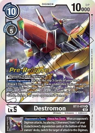 Destromon — Dimensional Phase Pre-Release Cards