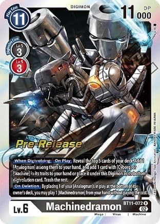Machinedramon — Dimensional Phase Pre-Release Cards