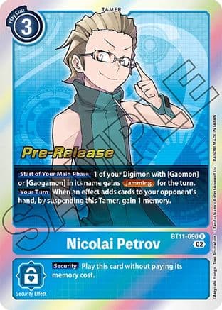 Nicolai Petrov — Dimensional Phase Pre-Release Cards
