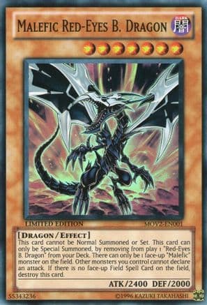 Malefic Red-Eyes B. Dragon (Super Rare) — Yu-Gi-Oh! card