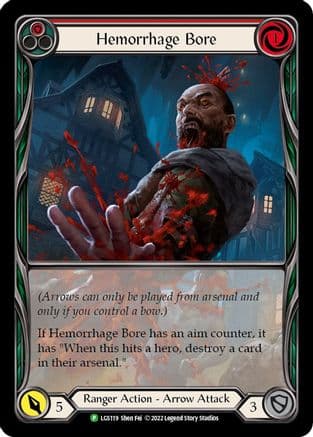 Hemorrhage Bore (Red) - LGS119 — Flesh and Blood: Promo Cards