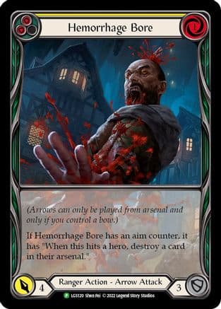 Hemorrhage Bore (Yellow) - LGS120 — Flesh and Blood: Promo Cards