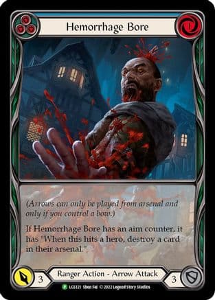 Hemorrhage Bore (Blue) - LGS121 — Flesh and Blood: Promo Cards