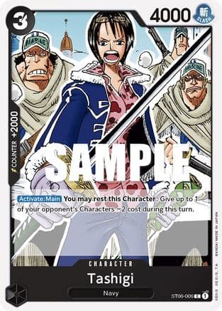 Tashigi — One Piece Card Game card
