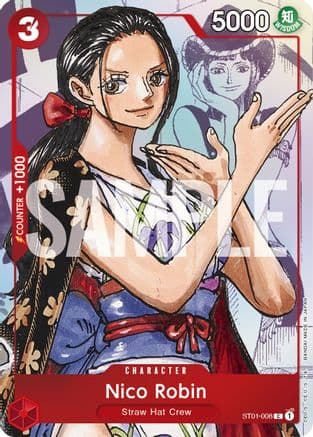 Nico Robin - ST01-008 (Alternate Art) — One Piece Promotion Cards