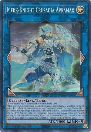 Mekk-Knight Crusadia Avramax — Maze of Memories Yu-Gi-Oh! card by Vesa-Angel