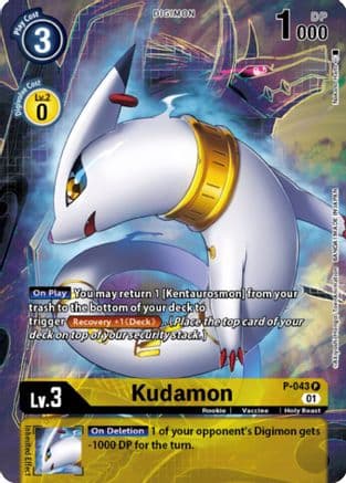 Kudamon (Digimon Royal Knights Card Set) — Digimon Promotion Cards