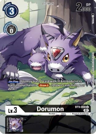 Dorumon (Digimon Royal Knights Card Set) — X Record
