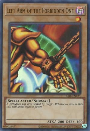 Left Arm of the Forbidden One — Yu-Gi-Oh! card