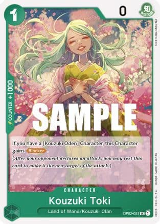 Kouzuki Toki — Paramount War One Piece Card Game card by SHEI HANAMURA
