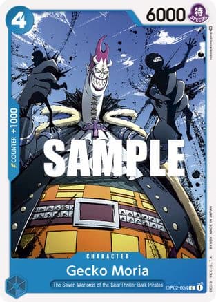 Gecko Moria — Paramount War One Piece Card Game card by Eiichiro Oda