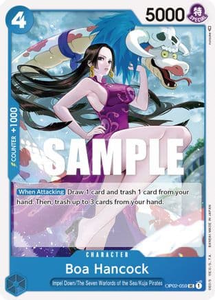 Boa Hancock — Paramount War One Piece Card Game card by nottsuo