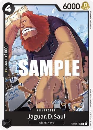 Jaguar.D.Saul — Paramount War One Piece Card Game card by HISASHI HUJIWARA