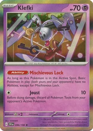 Klefki — SV01: Scarlet & Violet Base Set Pokémon TCG card by GOSSAN