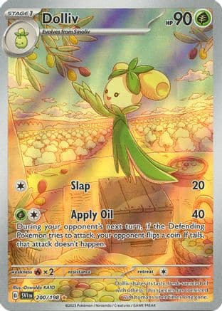 Dolliv - 200/198 — SV01: Scarlet & Violet Base Set Pokémon TCG card by Oswaldo KATO