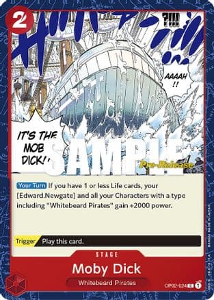 Moby Dick — Paramount War Pre-Release Cards