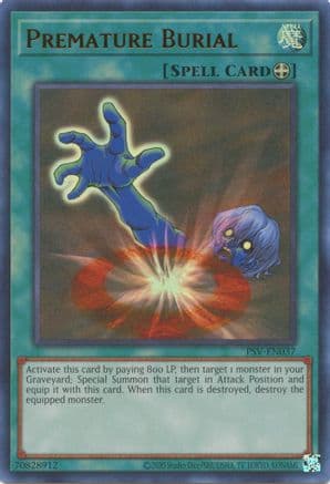 Premature Burial — Yu-Gi-Oh! card
