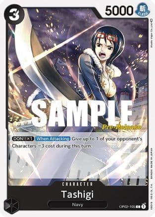 Tashigi — Paramount War Pre-Release Cards