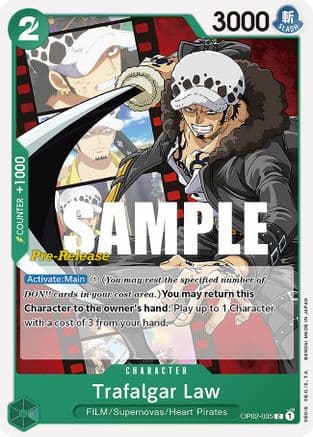 Trafalgar Law — Paramount War Pre-Release Cards