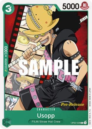 Usopp — Paramount War Pre-Release Cards
