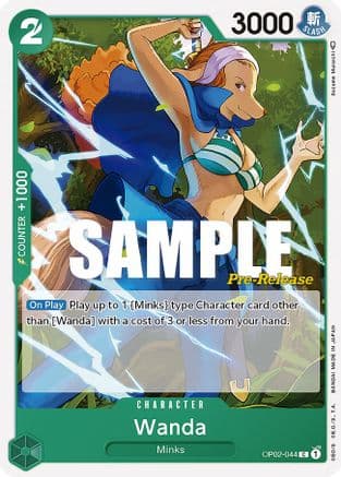 Wanda — Paramount War Pre-Release Cards One Piece Card Game card by Suzume Muroichi