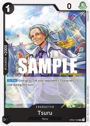 Tsuru — Paramount War Pre-Release Cards One Piece Card Game card by Ryosuke Maruyama