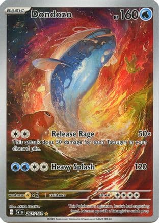 Dondozo - 207/198 — SV01: Scarlet & Violet Base Set Pokémon TCG card by AKIRA EGAWA