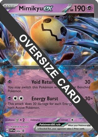 Mimikyu ex — Jumbo Cards Pokémon TCG card by PLANETA Yamashita