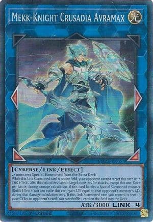 Mekk-Knight Crusadia Avramax (CR) — Maze of Memories Yu-Gi-Oh! card by MAZE ENG.
