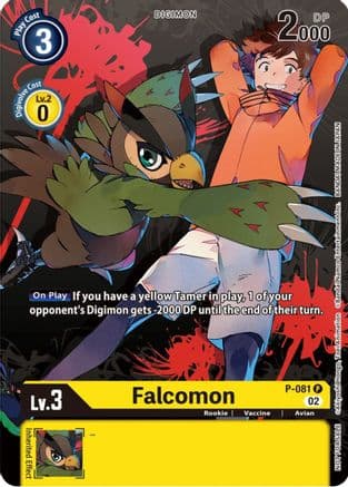Falcomon - P-081 (Tamer Party Vol.7) — Digimon Promotion Cards