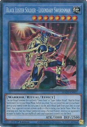 Black Luster Soldier - Legendary Swordsman (CR) — Yu-Gi-Oh! card