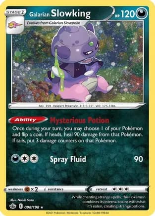 Galarian Slowking (Cosmos Holo) — Miscellaneous Cards & Products