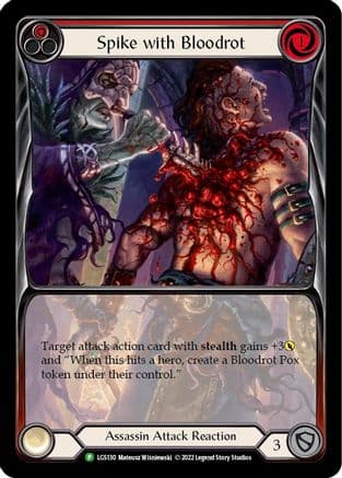 Spike with Bloodrot - LGS130 — Flesh and Blood: Promo Cards