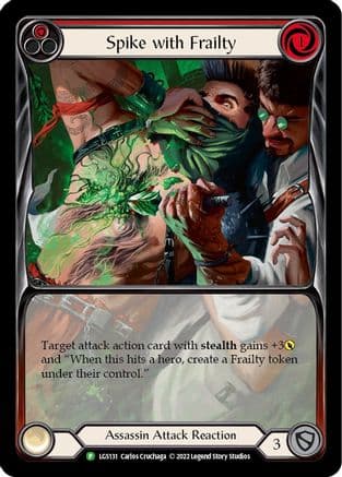 Spike with Frailty - LGS131 — Flesh and Blood: Promo Cards