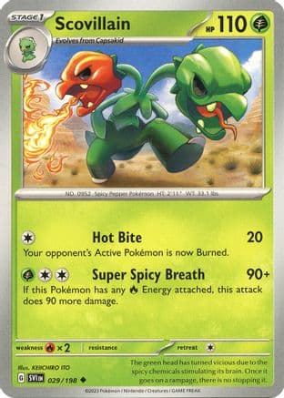 Scovillain - 029/198 — SV01: Scarlet & Violet Base Set Pokémon TCG card by KEIICHIRO ITO