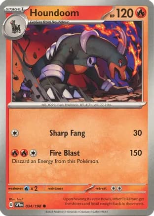 Houndoom - 034/198 — SV01: Scarlet & Violet Base Set