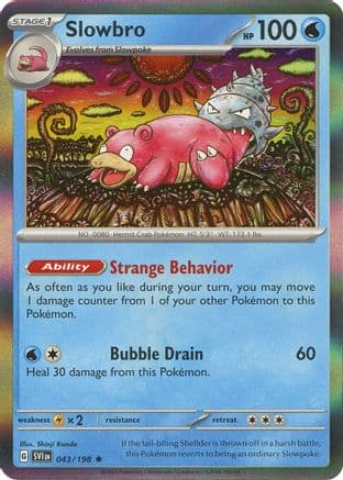 Slowbro — SV01: Scarlet & Violet Base Set Pokémon TCG card by Shinji Kanda