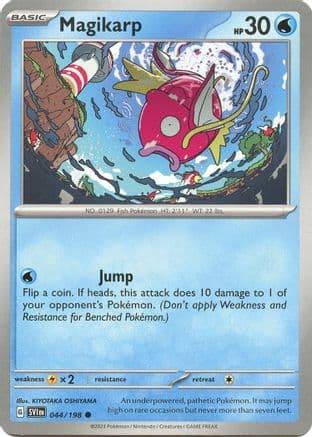 Magikarp — SV01: Scarlet & Violet Base Set Pokémon TCG card by KIYOTAKA OSHIYAMA
