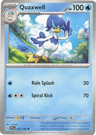 Quaxwell — SV01: Scarlet & Violet Base Set Pokémon TCG card by kirisAki