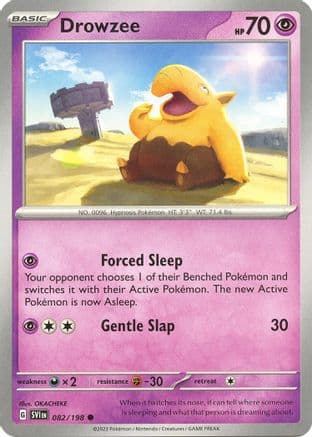 Drowzee - 082/198 — SV01: Scarlet & Violet Base Set Pokémon TCG card by OKACHEKE