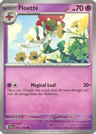 Floette — SV01: Scarlet & Violet Base Set Pokémon TCG card by saino misaki
