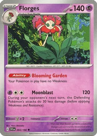 Florges — SV01: Scarlet & Violet Base Set Pokémon TCG card by Haru Akasaka